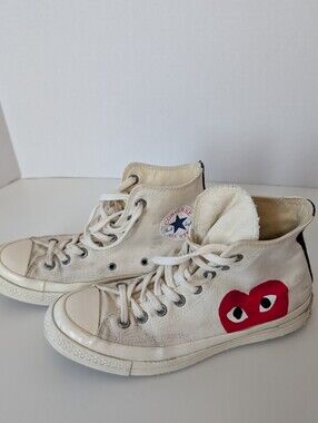 Converse x Comme des Garçons PLAY Chuck 70 High Top Sneakers